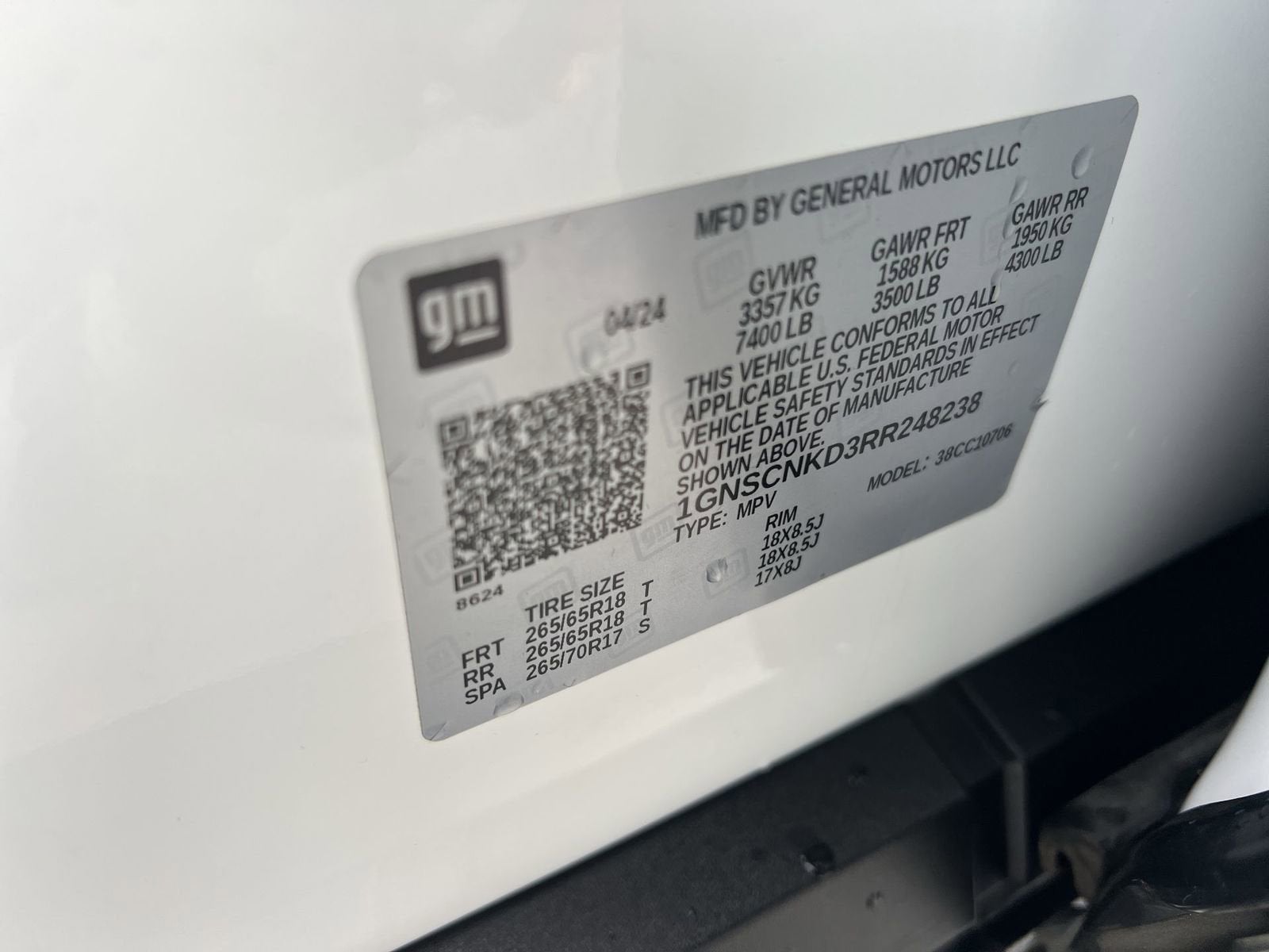 2024 Chevrolet Tahoe LT