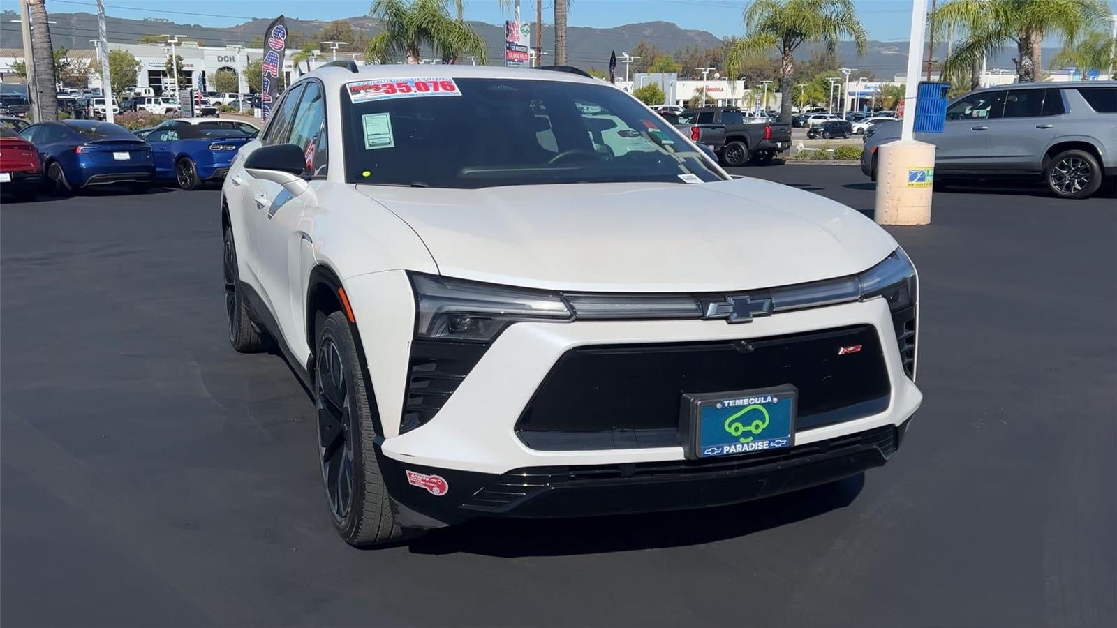Used 2024 Chevrolet Blazer EV RS with VIN 3GNKDCRJ6RS188367 for sale in Temecula, CA