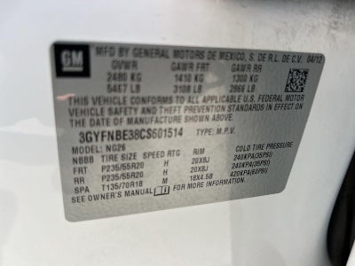 2012 Cadillac SRX Performance Collection