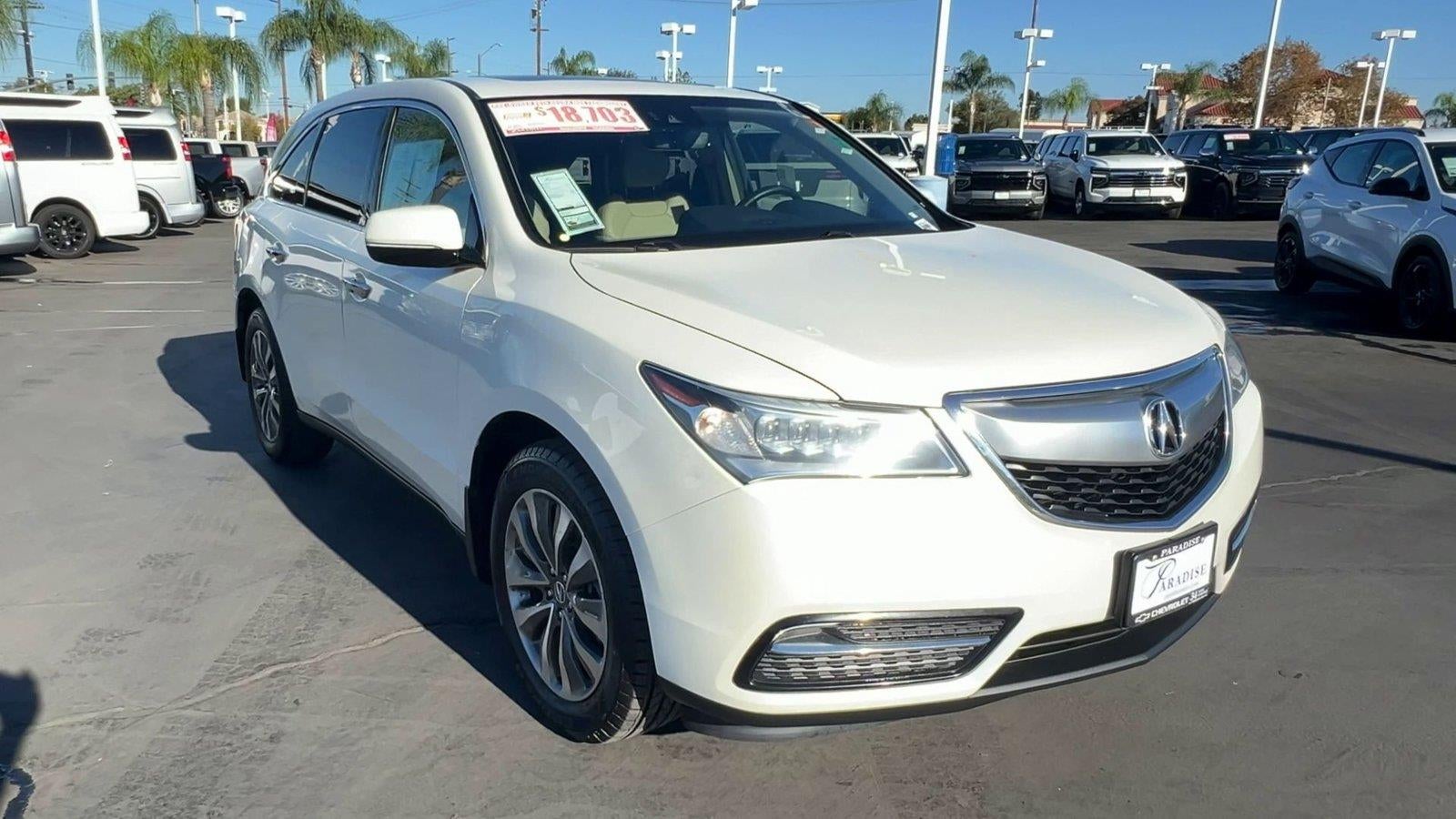 2016 Acura MDX Technology Package