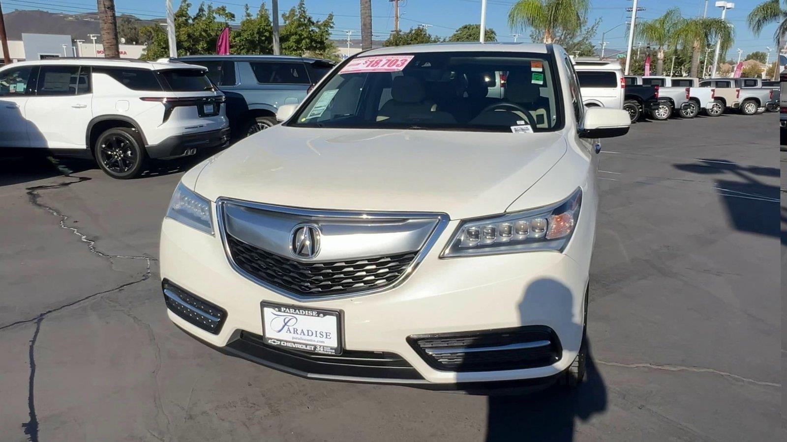 2016 Acura MDX Technology Package