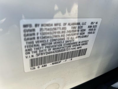 2016 Acura MDX Technology Package