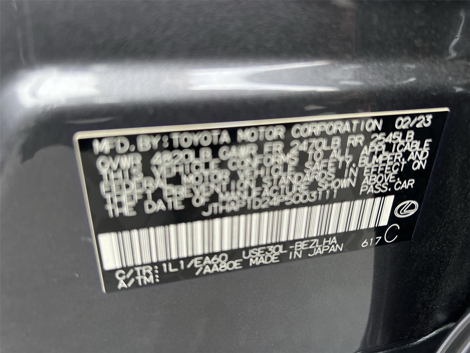 2023 Lexus IS 500 F SPORT Performance