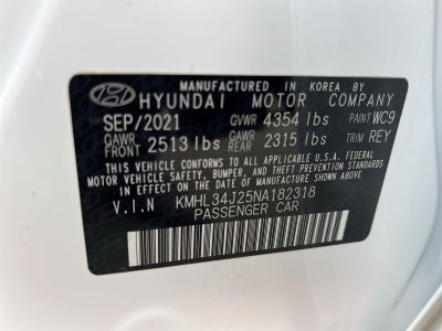 2022 Hyundai Sonata Limited