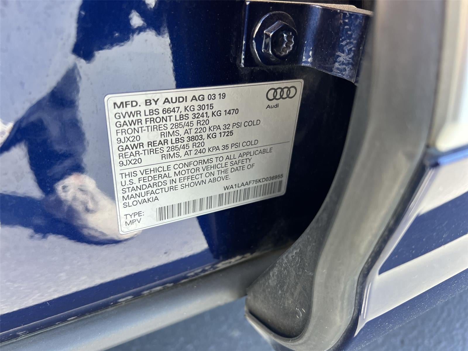 2019 Audi Q7 Premium Plus