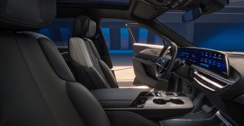 Cadillac Lyriq frontseats view