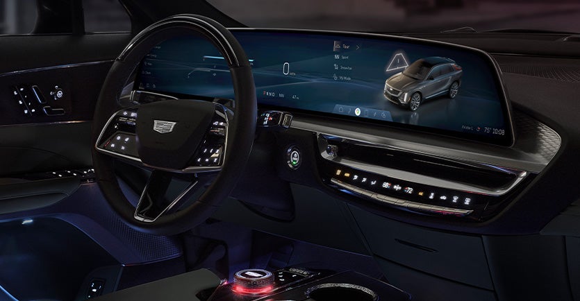 Cadillac Lyriq Dashboard view