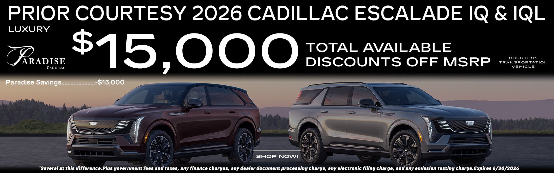 Cadillac Escalade IQ & IQL Sale